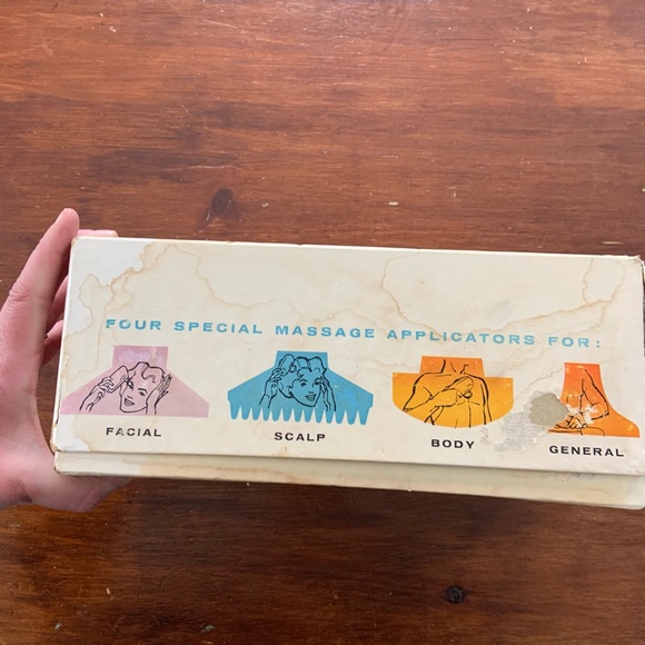 Vintage duo massager vibrator in original box w instructions and attachments! - Picture 4 of 8